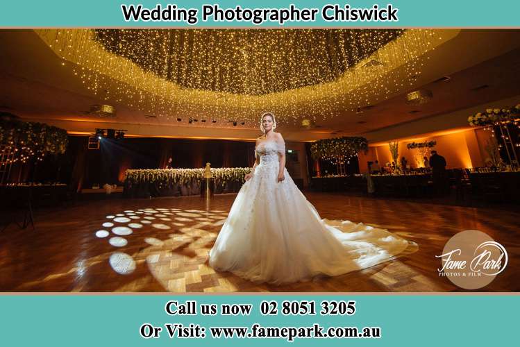 Photo of the Bride on the dance floor Chiswick NSW 2046