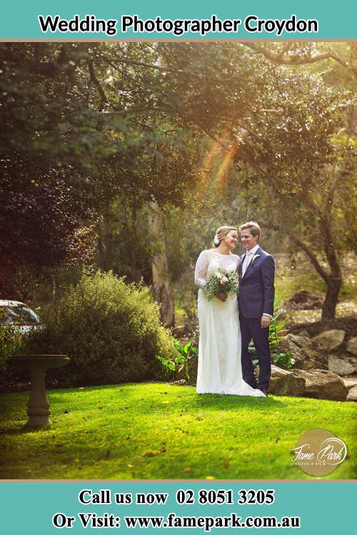 Photo of the Bride and the Groom at the yard Croydon NSW 2132