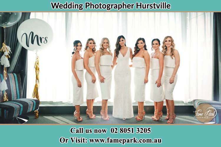 Photo of the Bride and the bridesmaids Hurstville NSW 2220