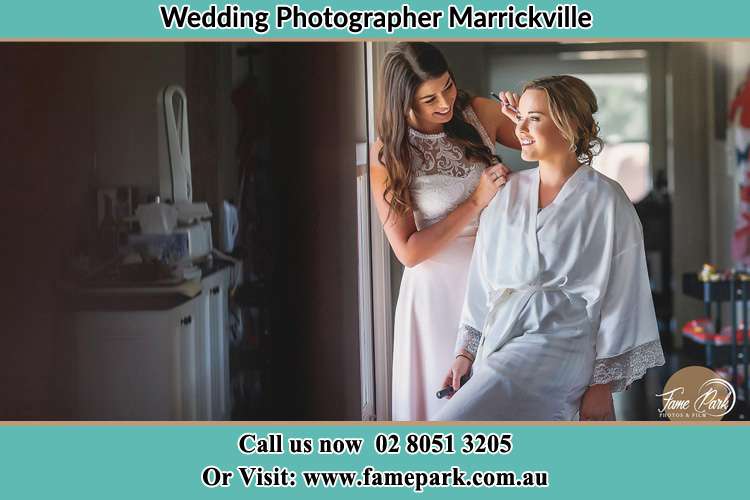 Photo of the Bride having make up Marrickville NSW 2204