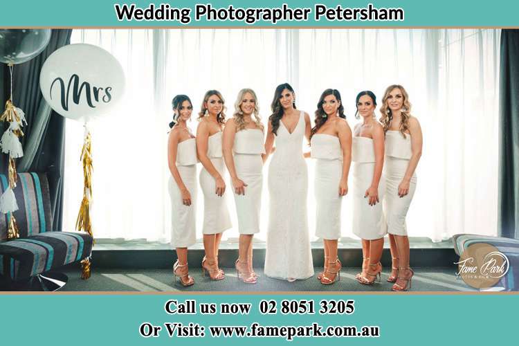 Photo of the Bride and the bridesmaids Petersham NSW 2049