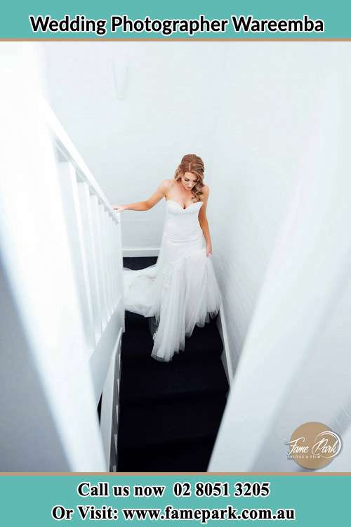 Photo of the Bride going down the stair Wareemba NSW 2046